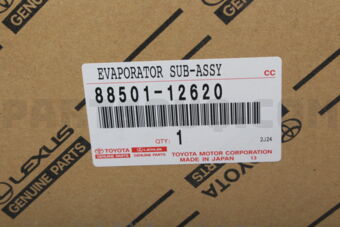 Toyota 8850112620 EVAPORATOR SUB-ASSY