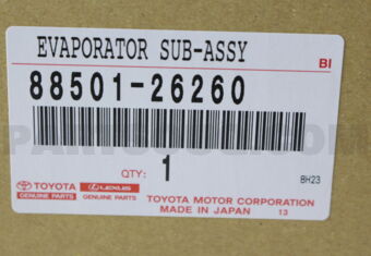 Toyota 8850126260 EVAPORATOR SUB-ASSY (REAR)