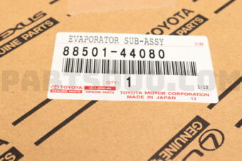 Toyota 8850144080 EVAPORATOR SUB-ASSY (REAR)