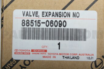 Toyota 8851506090 VALVE, COOLER EXPANSION