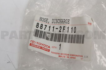 Toyota 887112F110 HOSE, COOLER REFRIGERANT DISCHARGE, NO.1