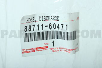 Toyota 8871160471 HOSE, COOLER REFRIGERANT DISCHARGE, NO.1