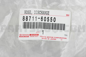 Toyota 8871160550 HOSE, COOLER REFRIGERANT DISCHARGE, NO.1