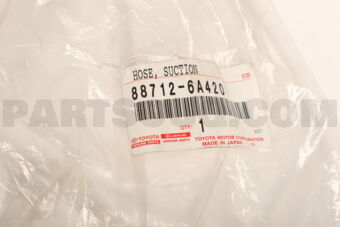 Toyota 887126A420 HOSE SUB-ASSY, SUCTION