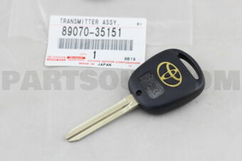 Toyota 8907035151 TRANSMITTER ASSY, DOOR CONTROL