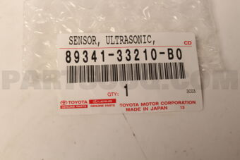 Toyota 8934133210B0 SENSOR, ULTRASONIC, NO.1