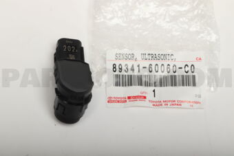 Toyota 8934160060C0 SENSOR, ULTRASONIC