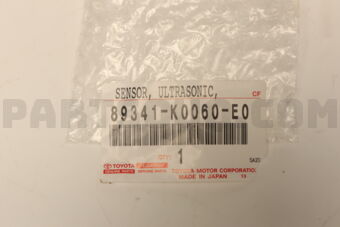 Toyota 89341K0060E0 SENSOR, ULTRASONIC