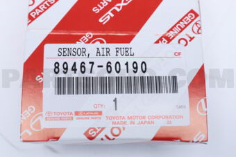 Toyota 8946760190 SENSOR, AIR FUEL