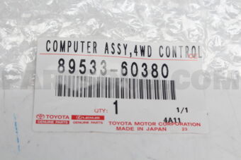 Toyota 8953360380 COMPUTER 4 WHEEL