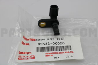 Toyota 895420C020 SENSOR, SPEED, FRONT RH