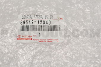 Toyota 8954212040 SENSOR, SPEED