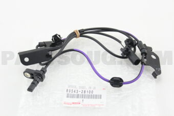 Toyota 8954328100 SENSOR, SPEED, FRONT LH