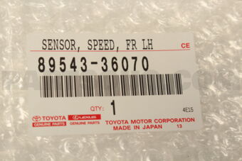 Toyota 8954336070 SENSOR,SPEED,FR LH