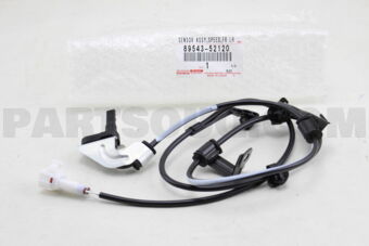 Toyota 8954352120 SENSOR, SPEED, FRONT LH
