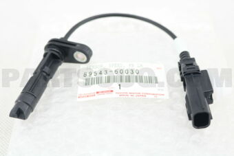 Toyota 8954360030 SENSOR, SPEED, FRONT LH