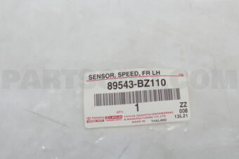 Toyota 89543BZ110 SENSOR SPEED FR LH