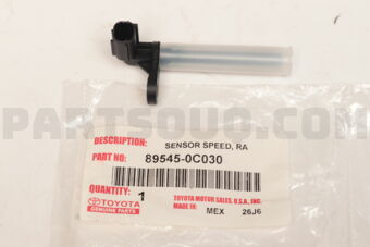 Toyota 895450C030 SENSOR, SPEED, REAR RH