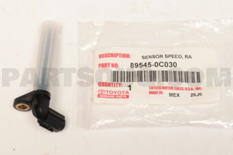 Toyota 895450C030 SENSOR, SPEED, REAR RH