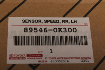 Toyota 895460K300 SENSOR SPEED RR LH