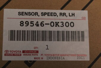 Toyota 895460K300 SENSOR SPEED RR LH