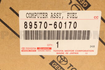 Toyota 8957060170 COMPUTER ASSY, FUEL PUMP CONTROL
