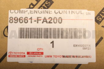 Toyota 89661FA200 COMPUTER, ENGINE CON