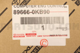 Toyota 896660KB90 COMPUTER, ENGINE CON