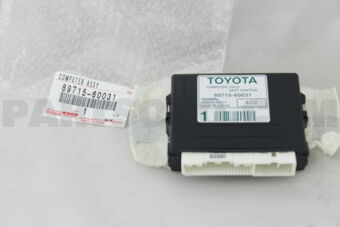 Toyota 8971560031 COMPUTER, FOLD SEAT CONTROL