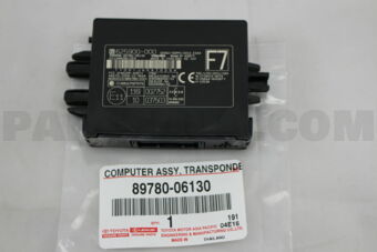 Toyota 8978006130 COMPUTER ASSY