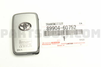 Toyota 8990460752 TRANSMITTER SUB-ASSY, ELECTRICAL KEY