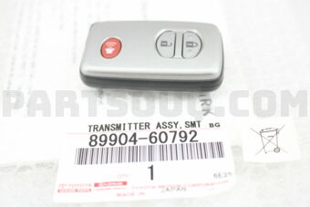 Toyota 8990460792 TRANSMITTER SUB-ASSY, ELECTRICAL KEY