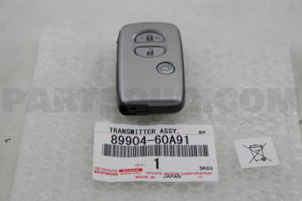 Toyota 8990460A91 TRANSMITTER SUB-ASSY, ELECTRICAL KEY
