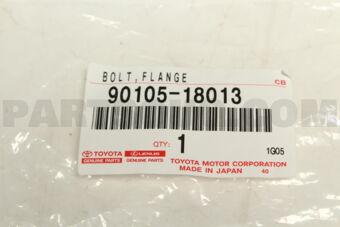 Toyota 9010518013 BOLT FLANGE