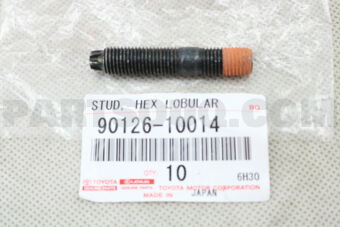 Toyota 9012610014 BOLT, STUD(FOR MANIFOLD TO CYLINDER HEAD)