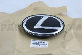 Toyota 9097502125 Emblem, Radiator Grille (Or Front Panel)