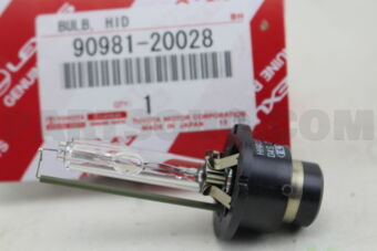 Toyota 9098120028 BULB, DISCHARGE HEADLAMP