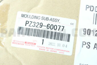 Toyota PZ32960077 MOULDING SUB-ASSY, FR DOOR RH PRADO 18YM