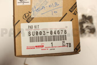 Toyota SU00304678 PAD KIT