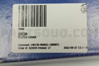 Valeo SZC30 CLUTCH COVER