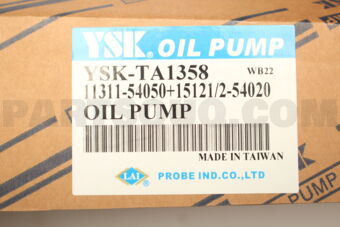 YSK YSKTA1358 TIMING COVER ASSY WITH KIT TOYOTA 3L 5L LF-80
