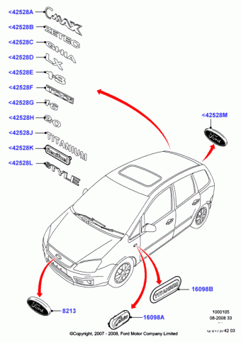 Focus C-Max CB3 2007-2011 Europe 2007