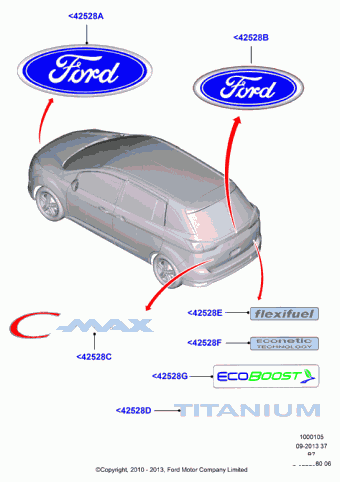 Focus C-Max CB7 2011-2015 Europe 2011