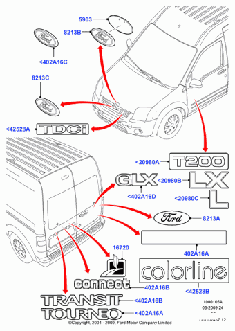 Transit Connect TC7 2002-2013 Europe 2002