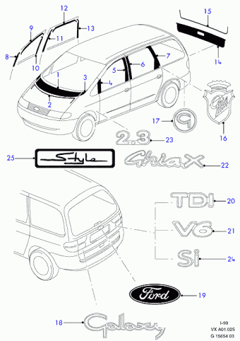 Galaxy VX 1994-2000 Europe 1994