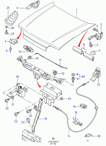 Fiesta CX 1989-1996 Europe 1989