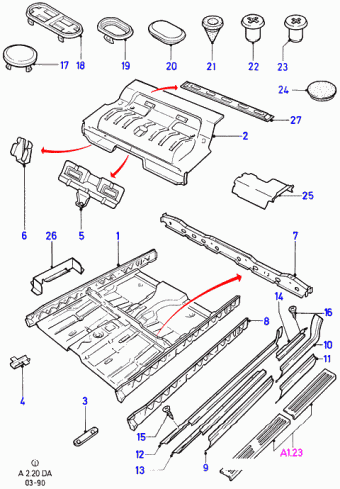 Escort DA 1986-1990 Europe 1986