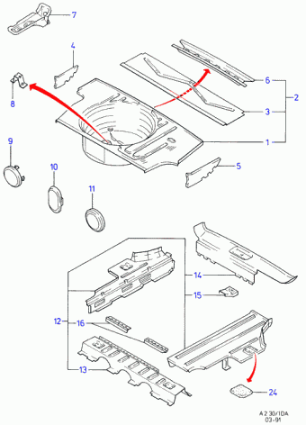 Escort DA 1986-1990 Europe 1986