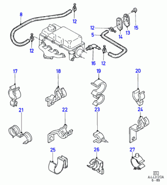 Escort DA 1986-1990 Europe 1986