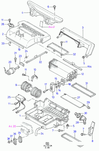 Escort DA 1986-1990 Europe 1986